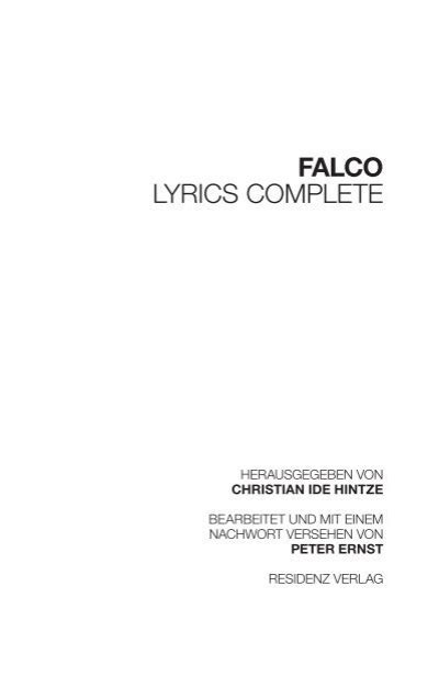 lyrics falco